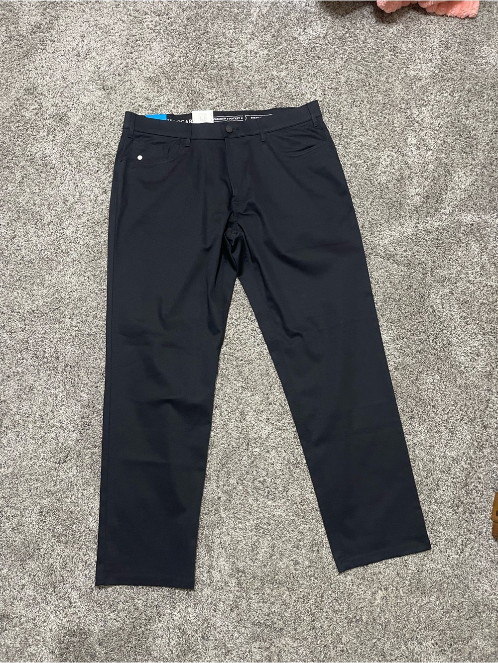 Haggar Men's Black Chinos
